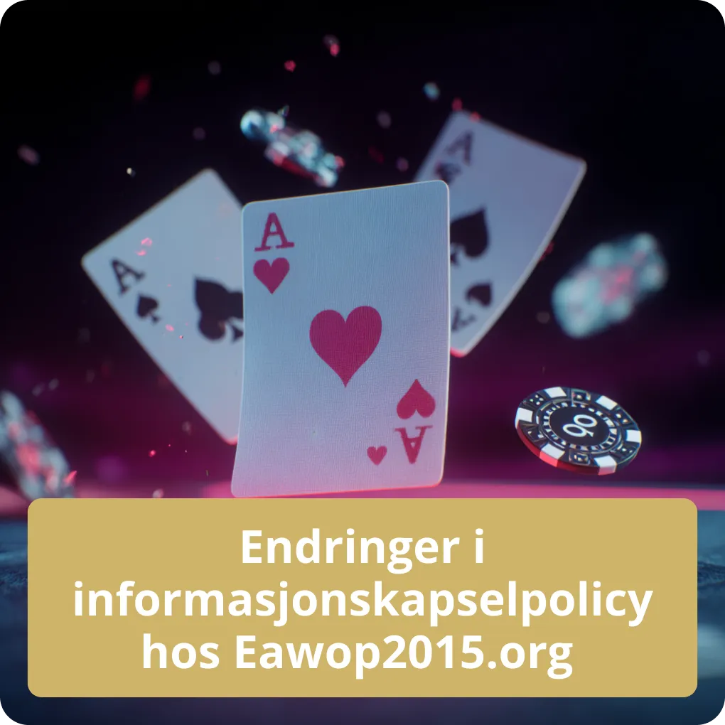 Endringer i informasjonskapselpolicy hos Eawop2015.org 