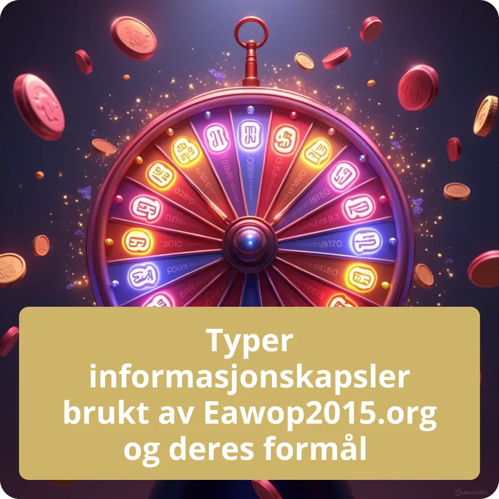 Typer informasjonskapsler brukt av Eawop2015.org og deres formål 