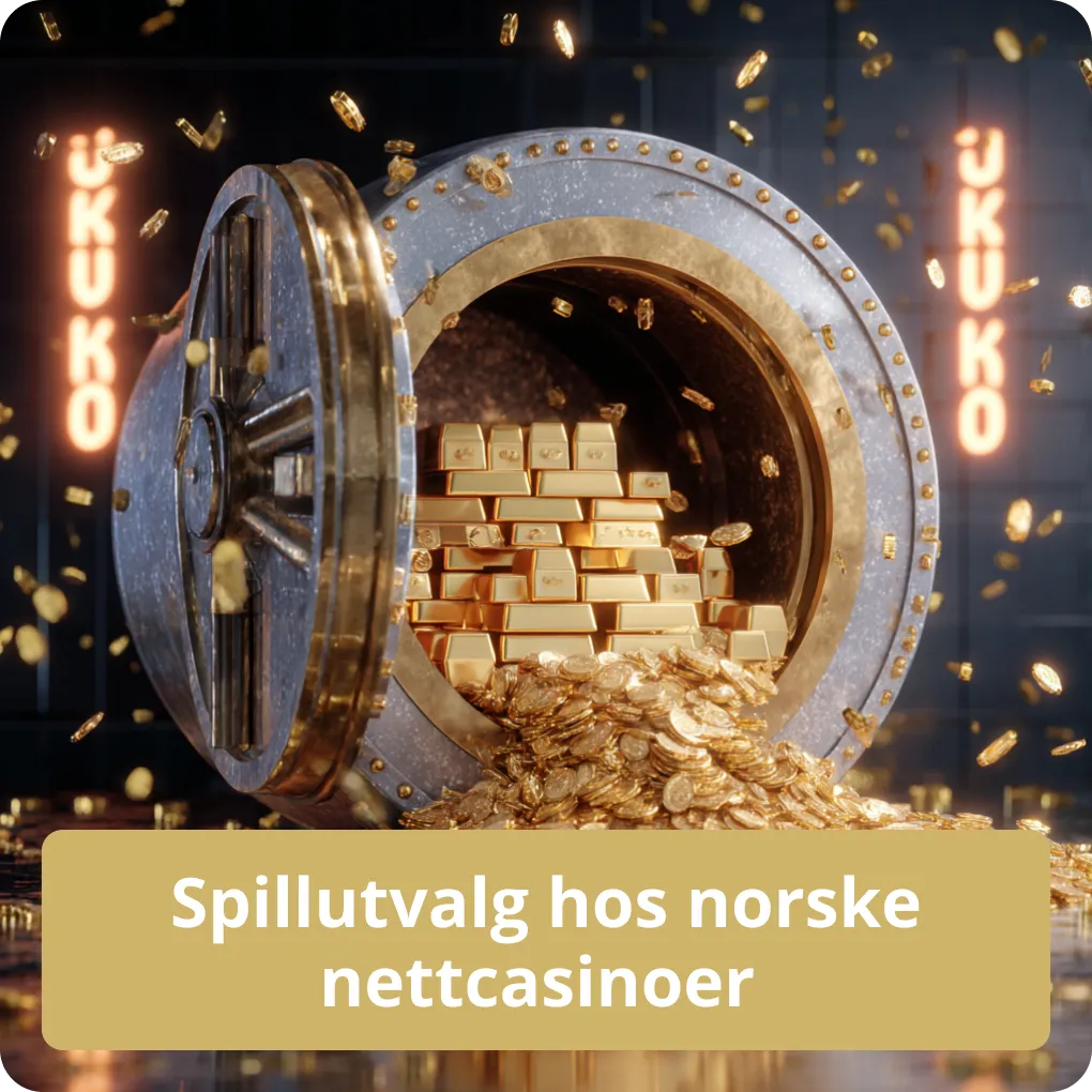 Spillutvalg hos norske nettcasinoer 