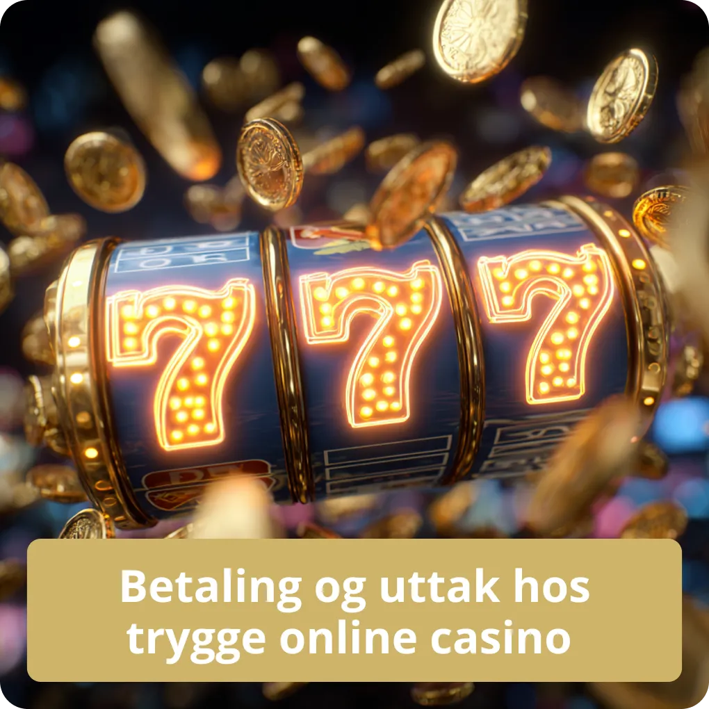 Betaling og uttak hos trygge online casino
