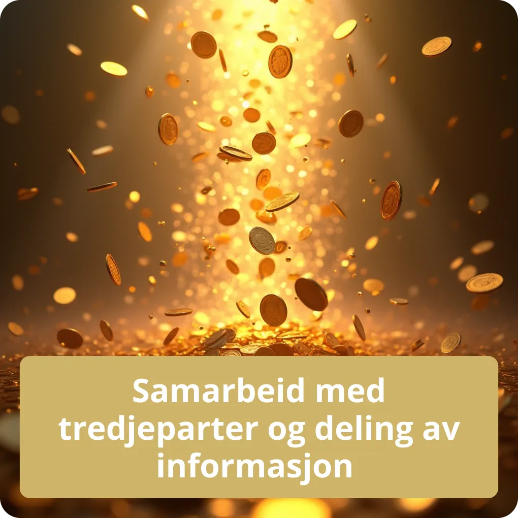 Samarbeid med tredjeparter og deling av informasjon