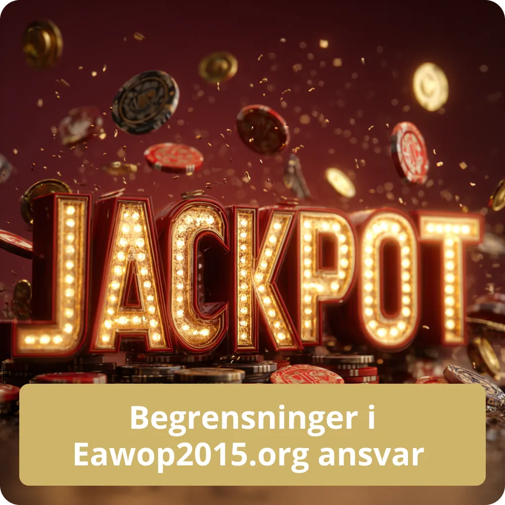 Begrensninger i Eawop2015.org ansvar