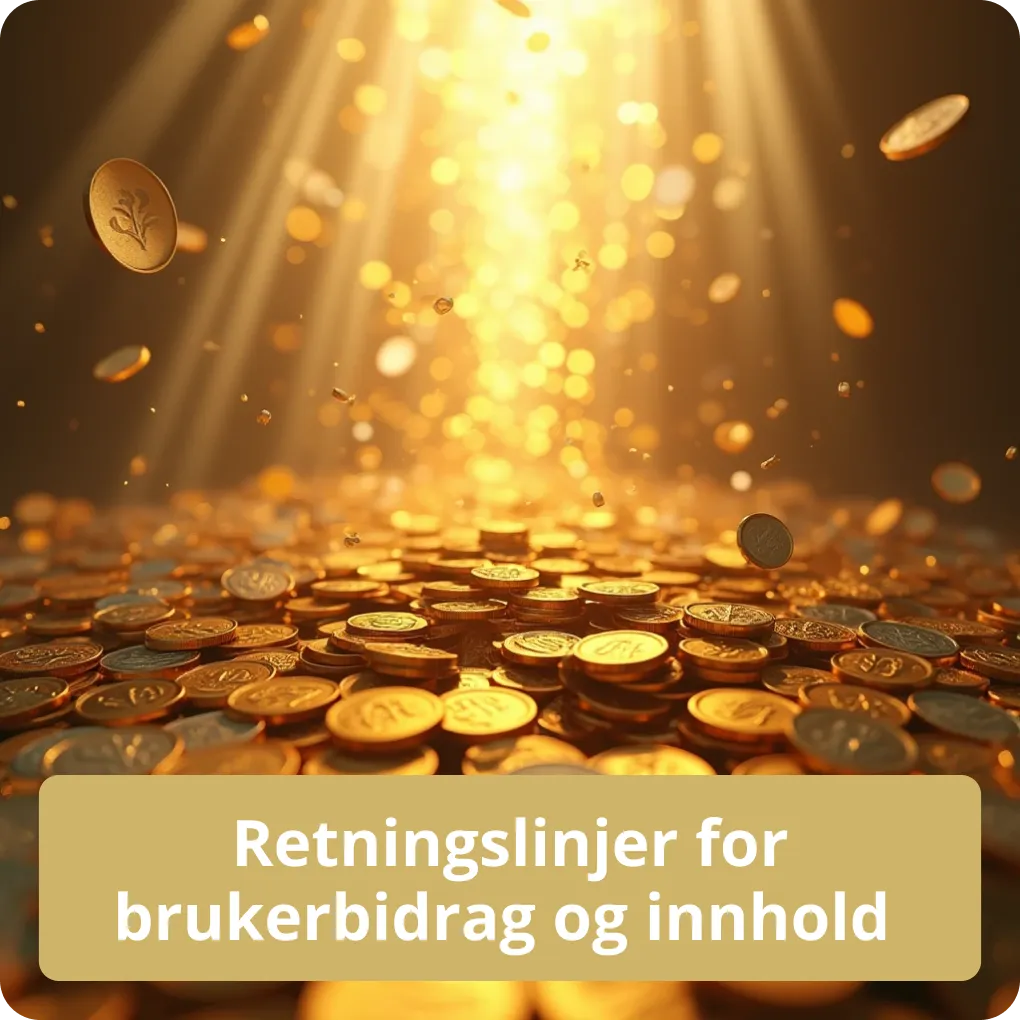 Retningslinjer for brukerbidrag og innhold