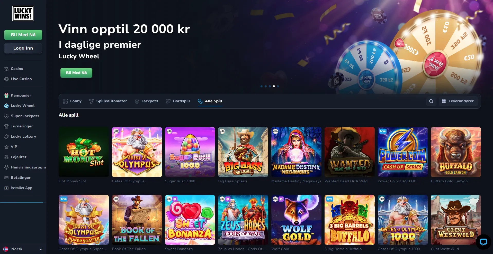 Luckywins Casino