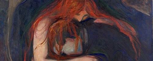 Edvard Munch, Vampyr, 1895 © Munch-museet/Munch-Ellingsen Gruppen/BONO 2014